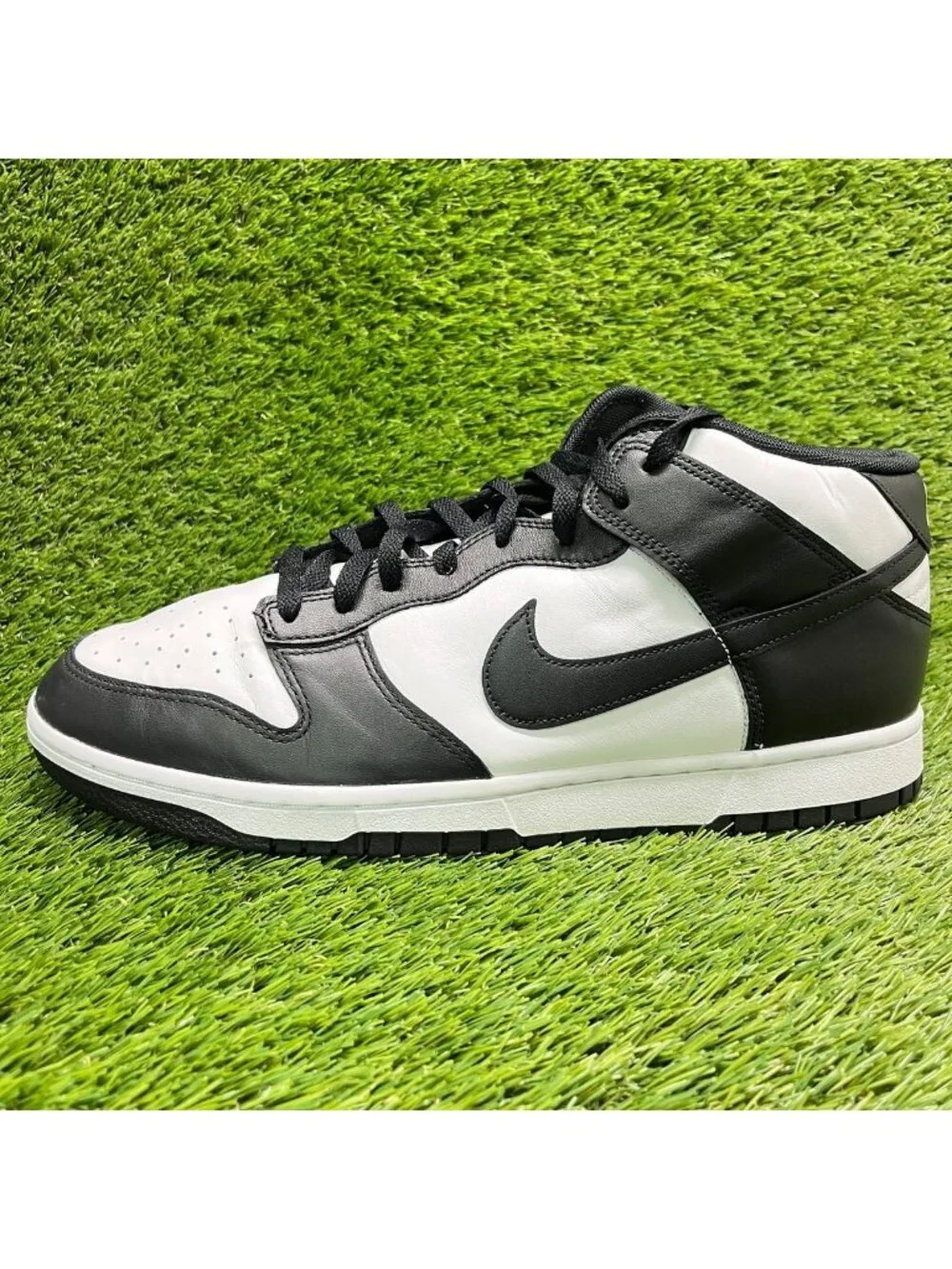 Nike Dunk Mid Panda Mens Size 13 Black White Athletic Lifestyle Shoes Sneakers